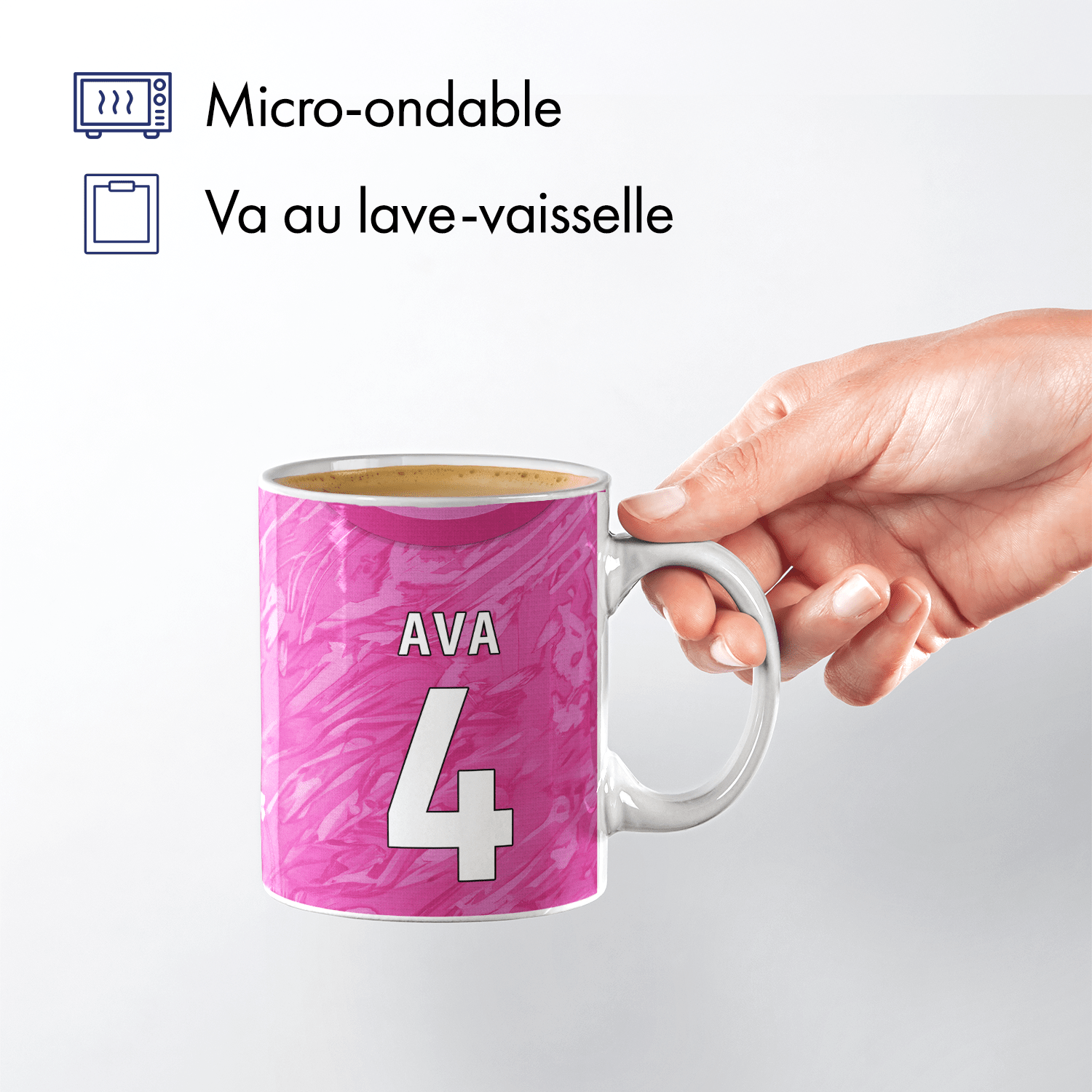 Mug Manchester City football personnalisable