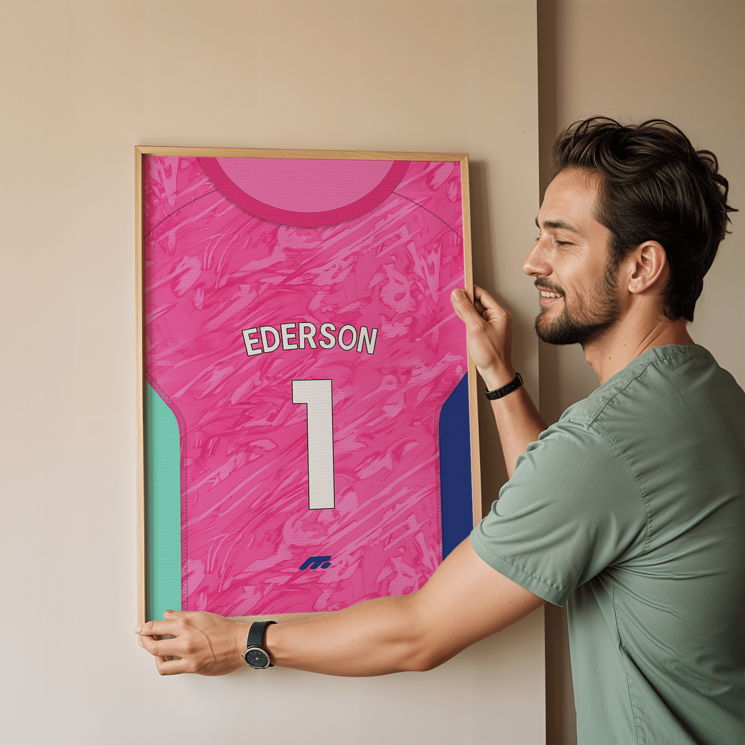 Affiche Manchester City football personnalisable à imprimer