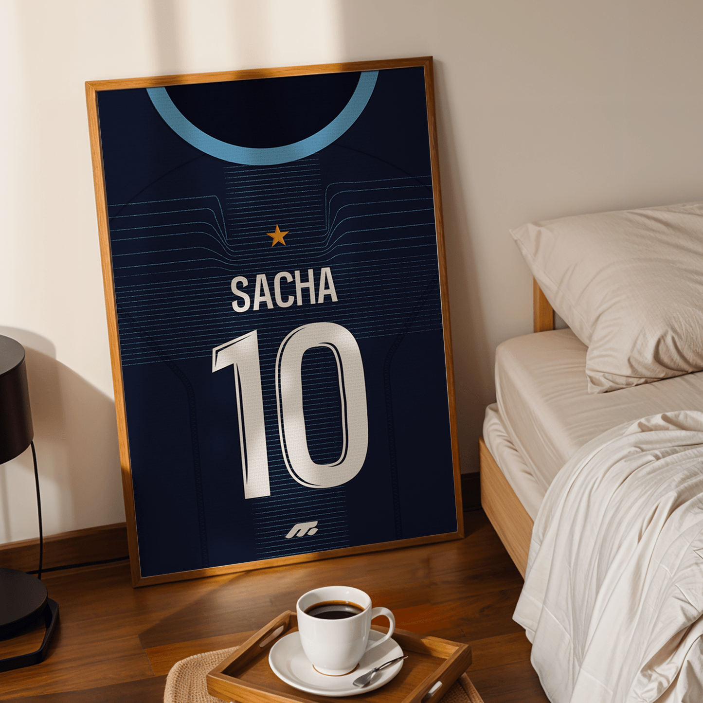 Affiche Olympique de Marseille football personnalisable à imprimer