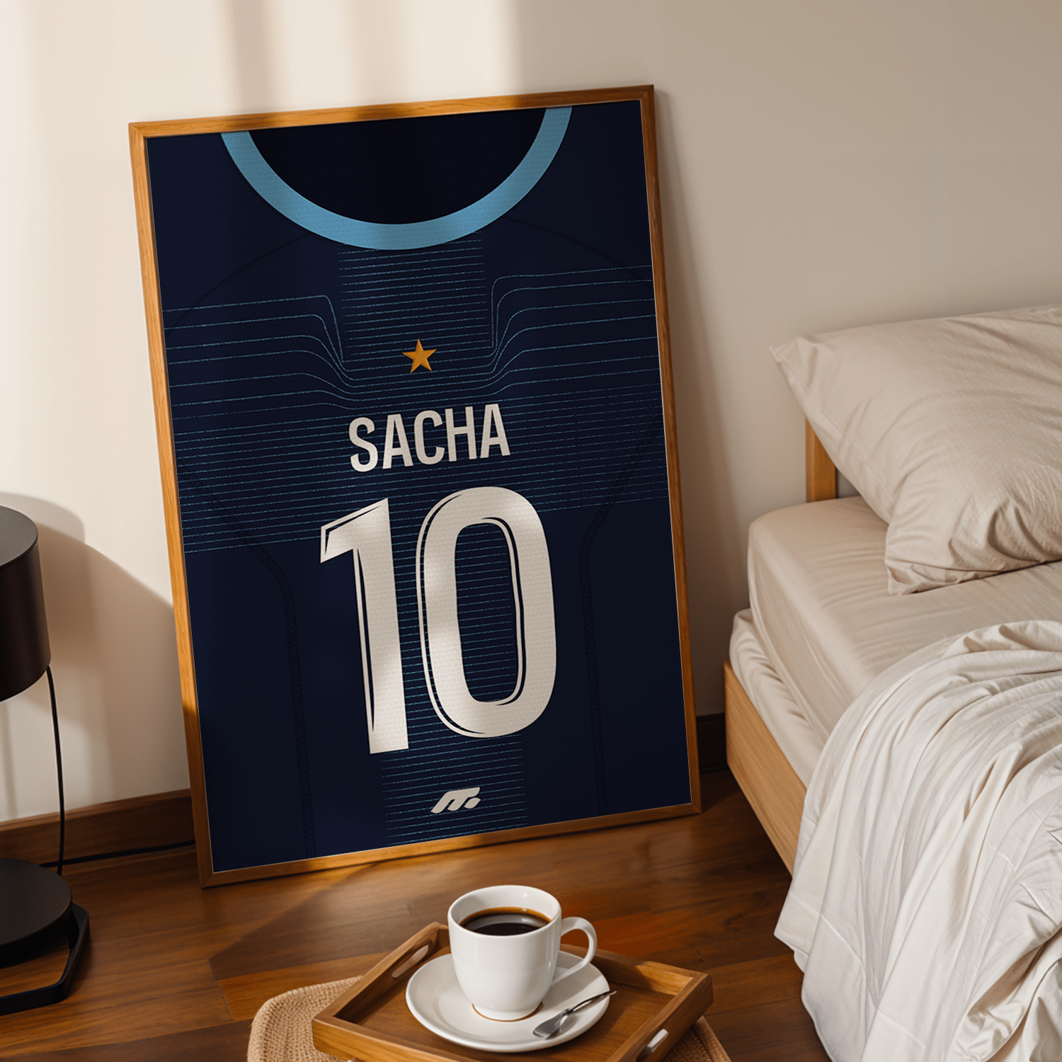 Affiche Olympique de Marseille football personnalisable à imprimer