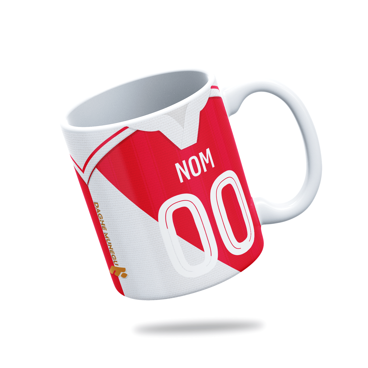 Mug AS Monaco football personnalisable