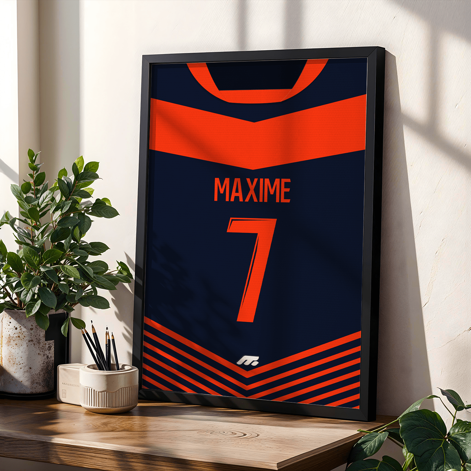 Affiche MONTPELLIER football personnalisable à imprimer