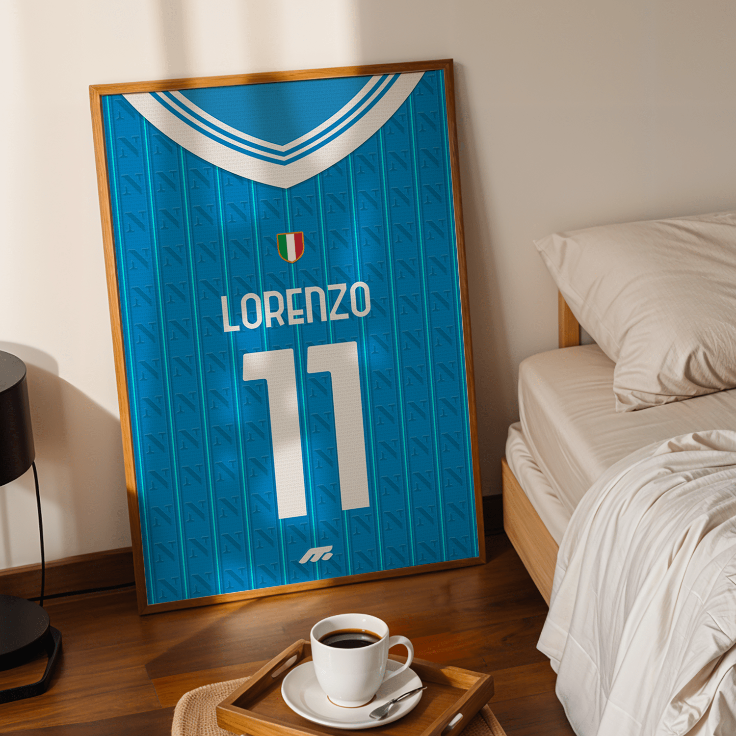 Affiche NAPOLI football personnalisable à imprimer