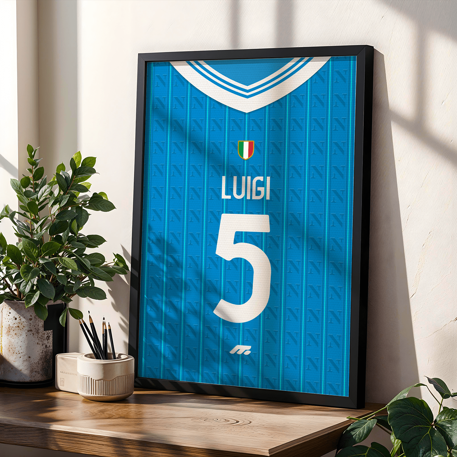 Affiche NAPOLI football personnalisable à imprimer