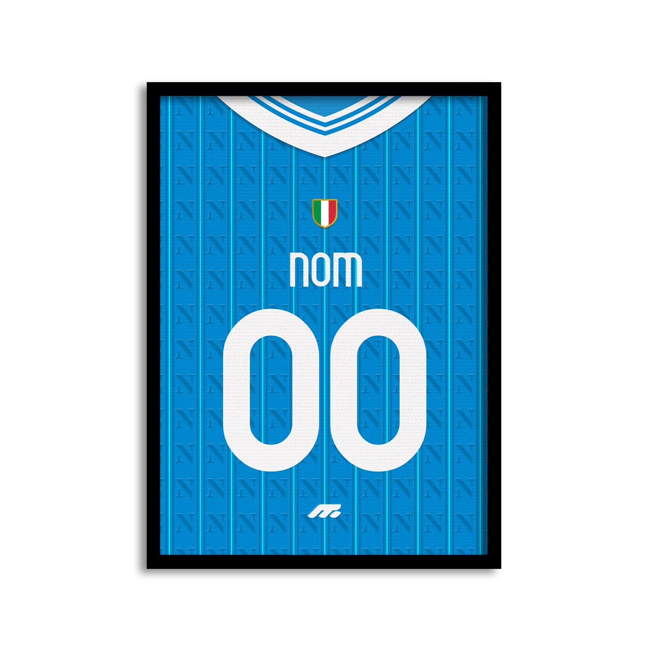 Affiche NAPOLI football personnalisable à imprimer