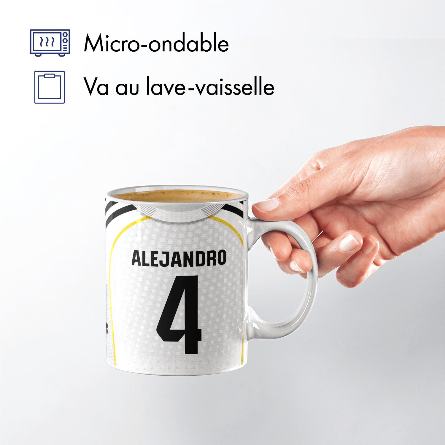 Mug Real Madrid CF football personnalisable