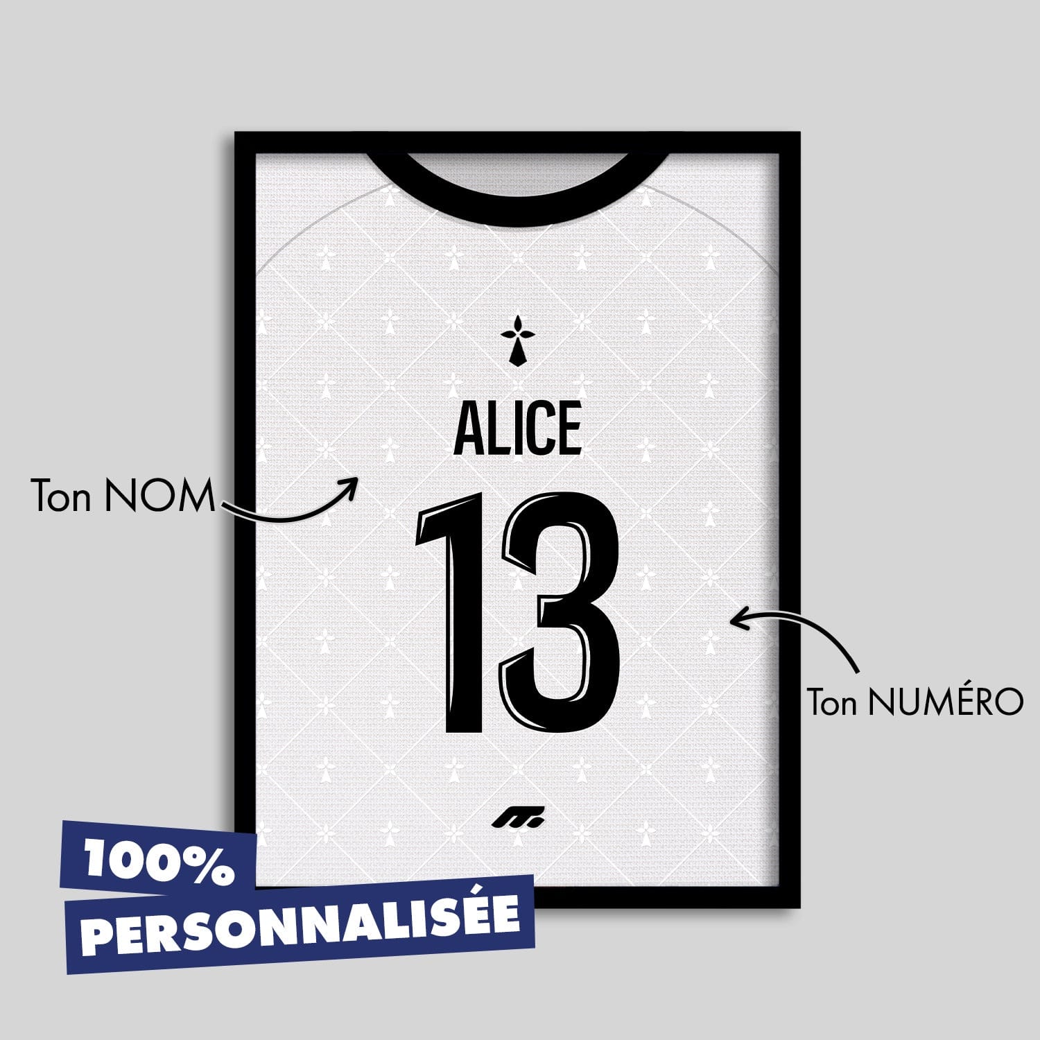 Affiche RENNES football personnalisable à imprimer