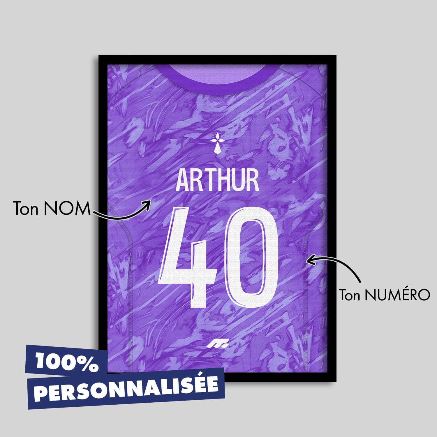 Affiche RENNES football personnalisable à imprimer