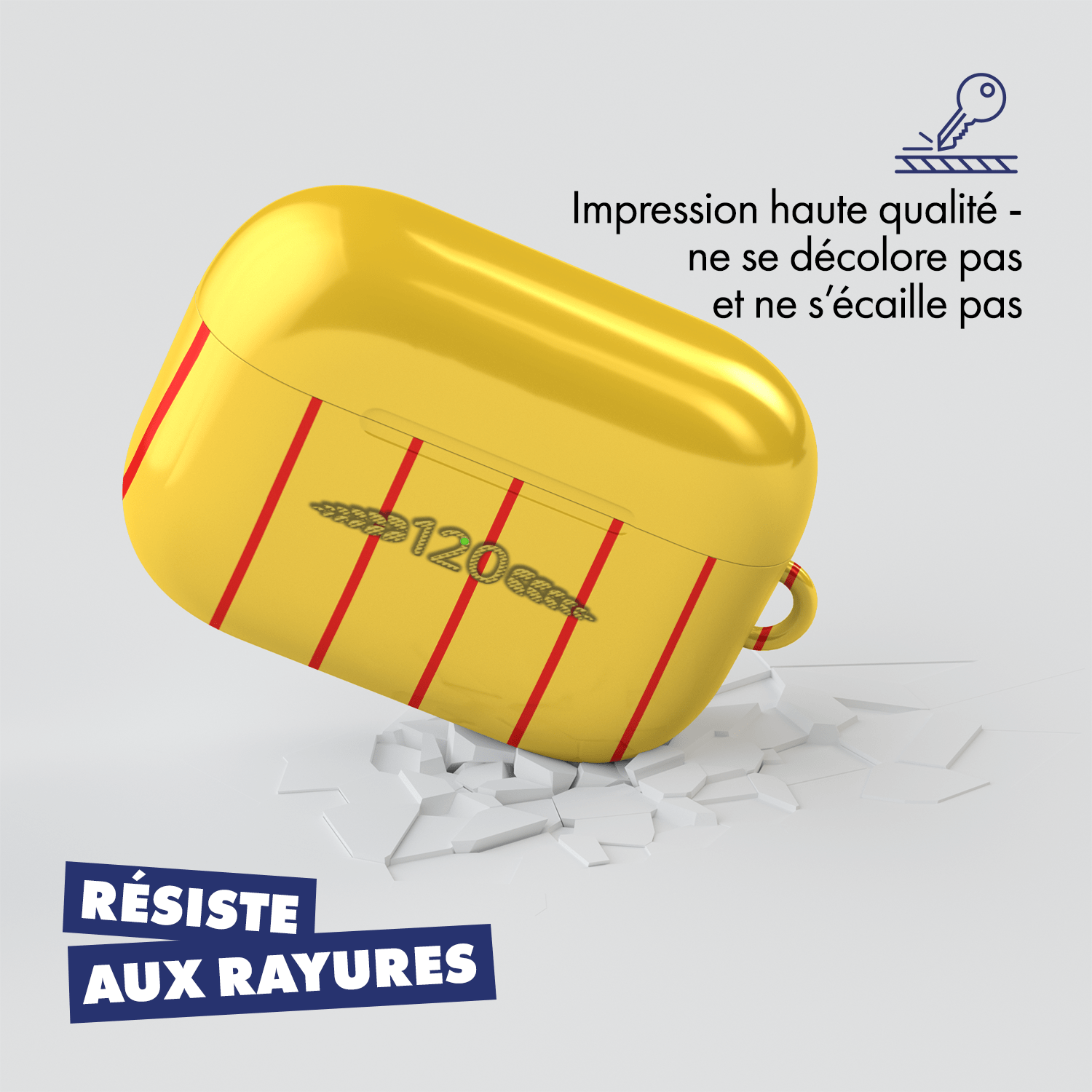 Coque pour AirPods & Samsung buds football RC Lens