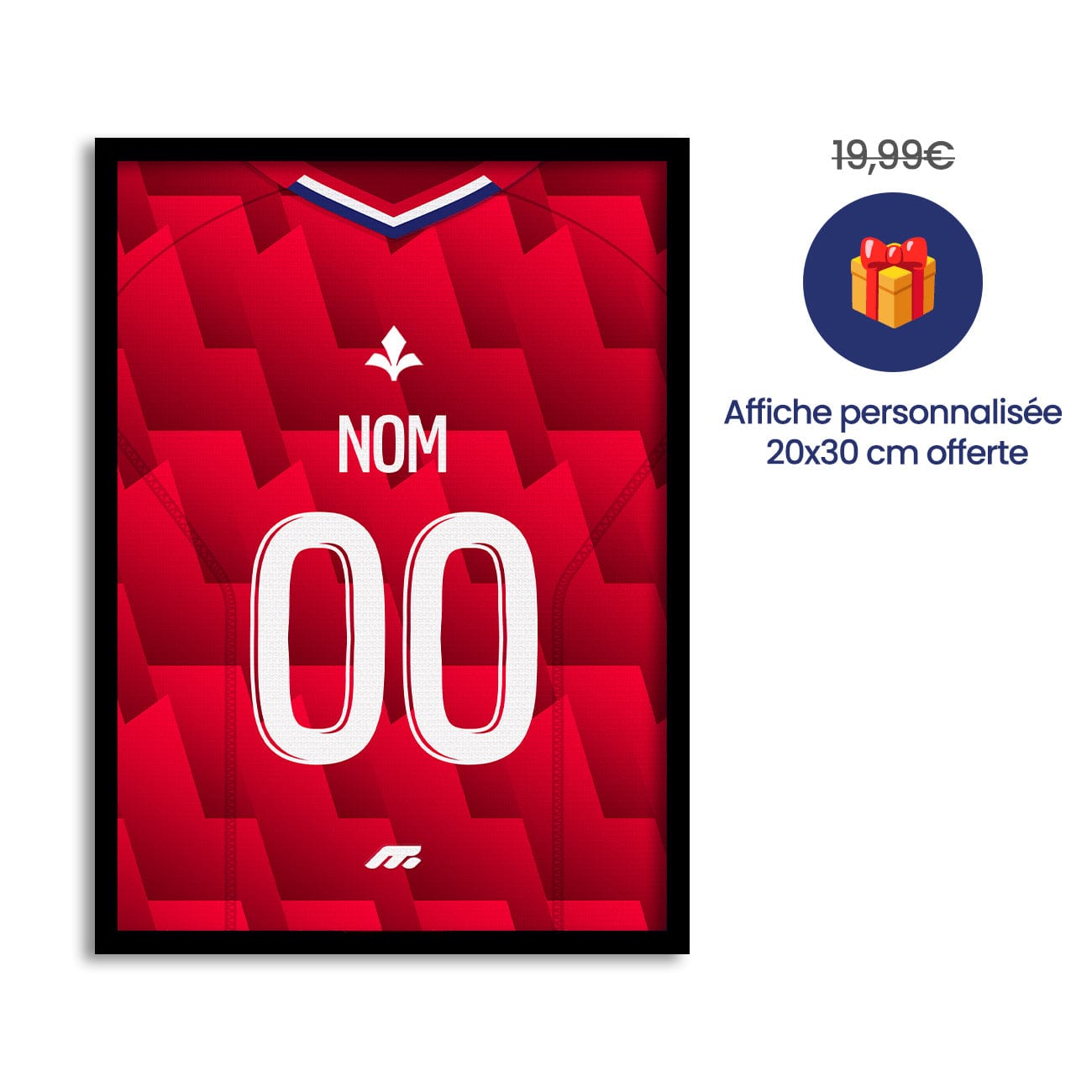 Pack LILLE personnalisé de football