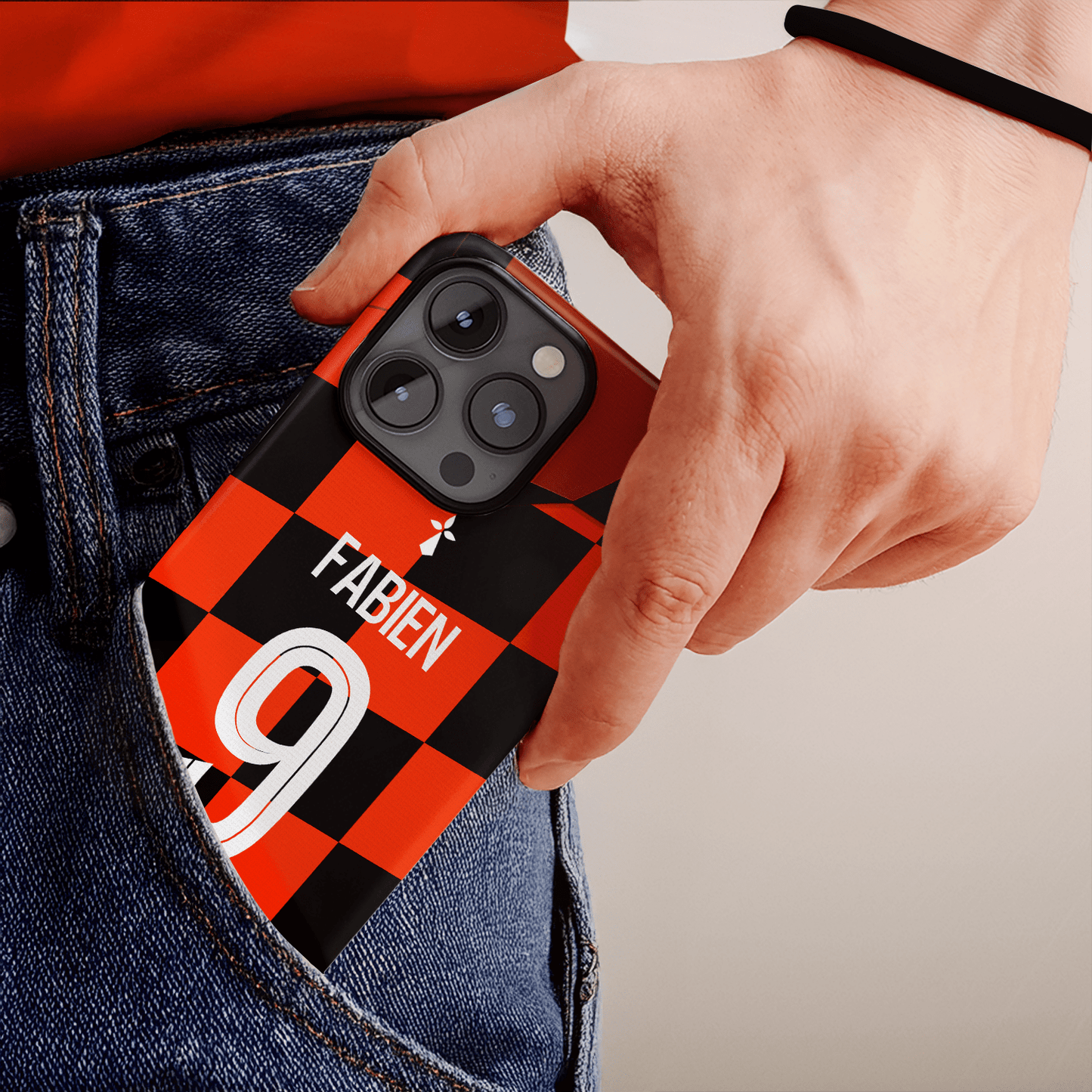 Coque de téléphone FC Lorient personnalisable pour téléphone