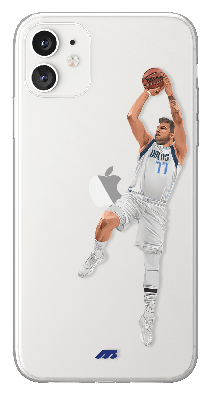 Coque de Luka Dončić avec Dallas Mavericks, Etui de téléphone de Basket-ball