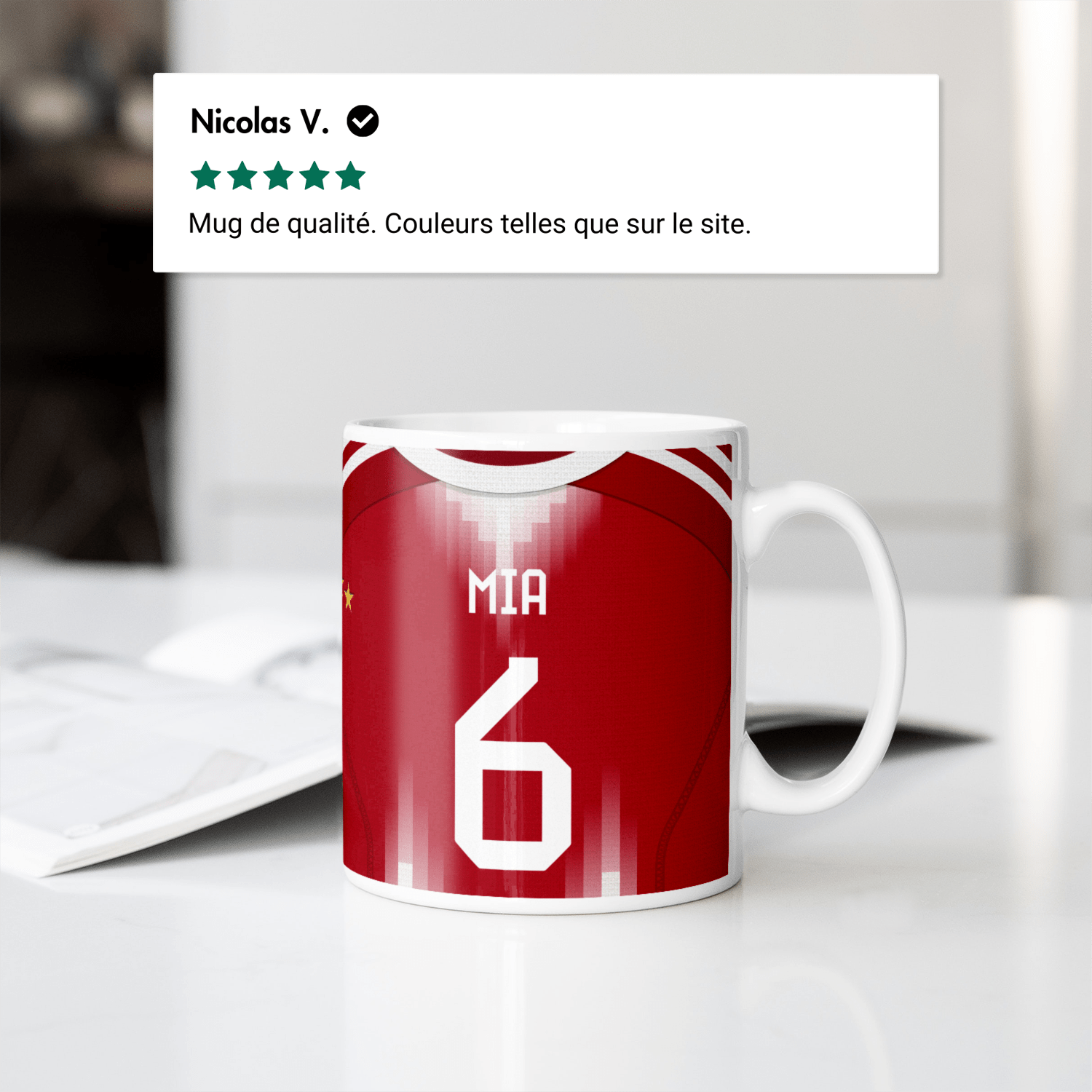 Mug Bayern Munich football personnalisable