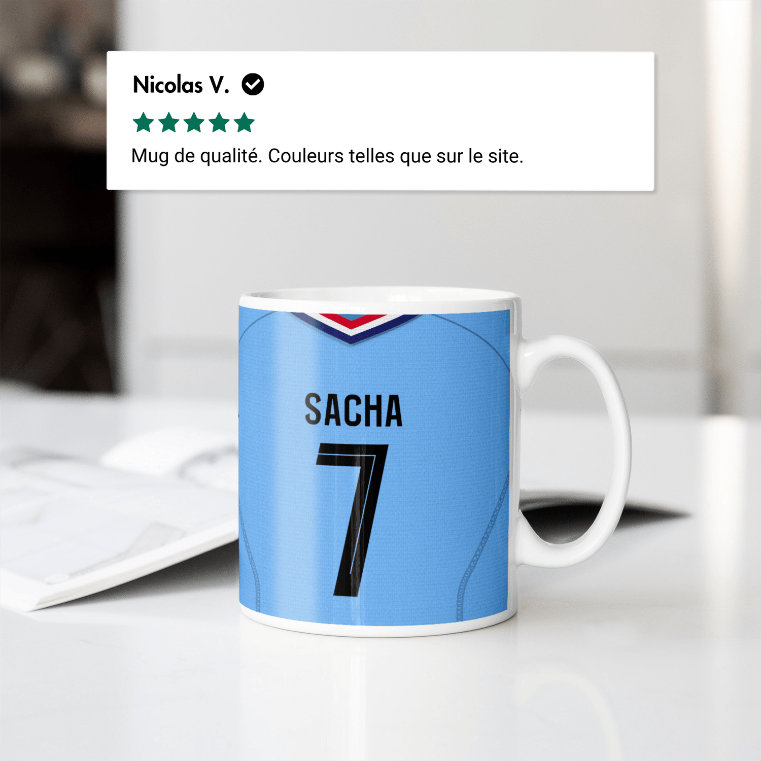 Mug Lille OSC football personnalisable