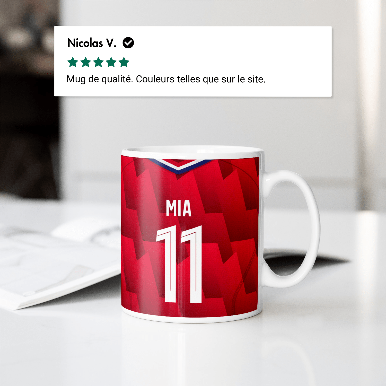 Mug Lille OSC football personnalisable