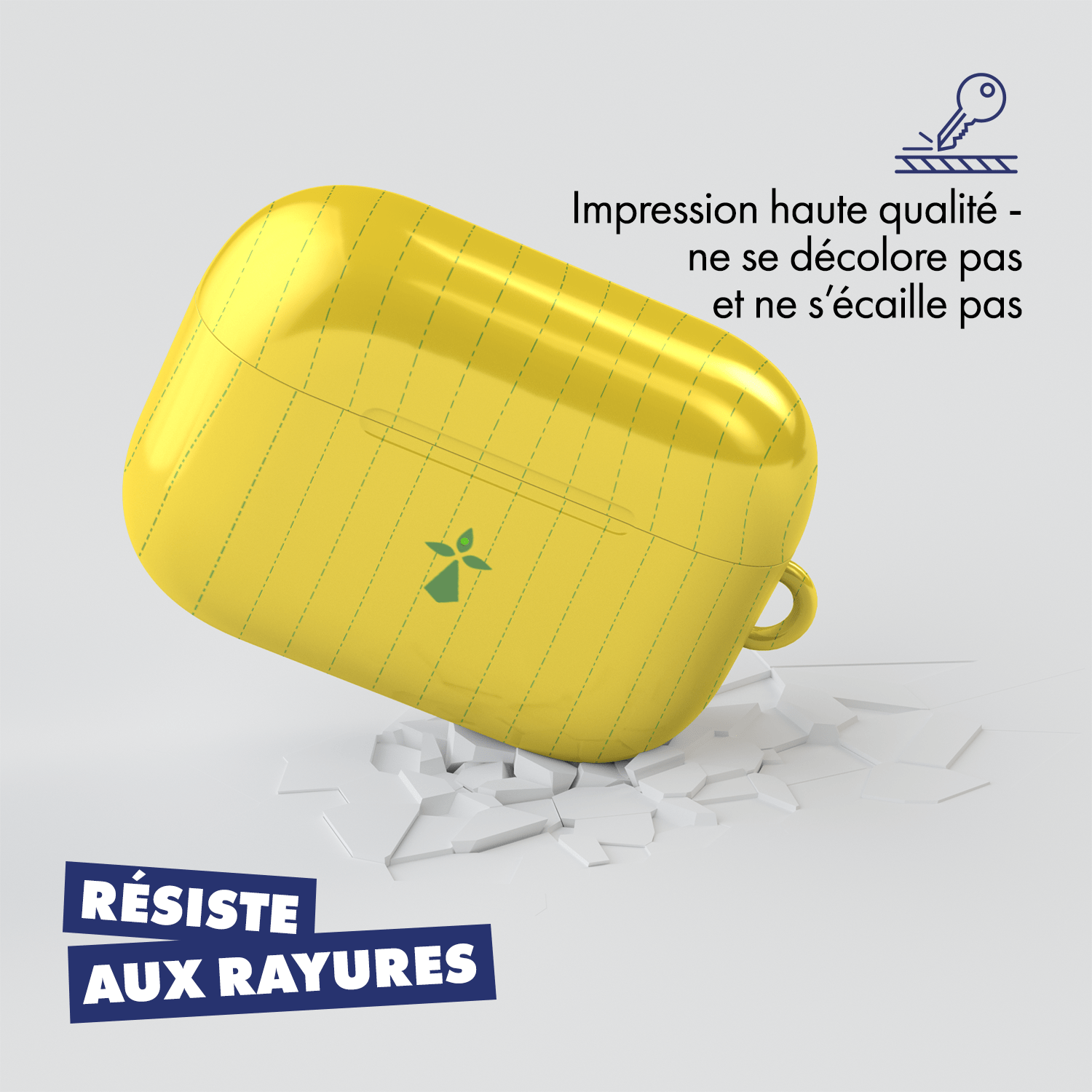 Coque pour AirPods & Samsung buds football FC Nantes