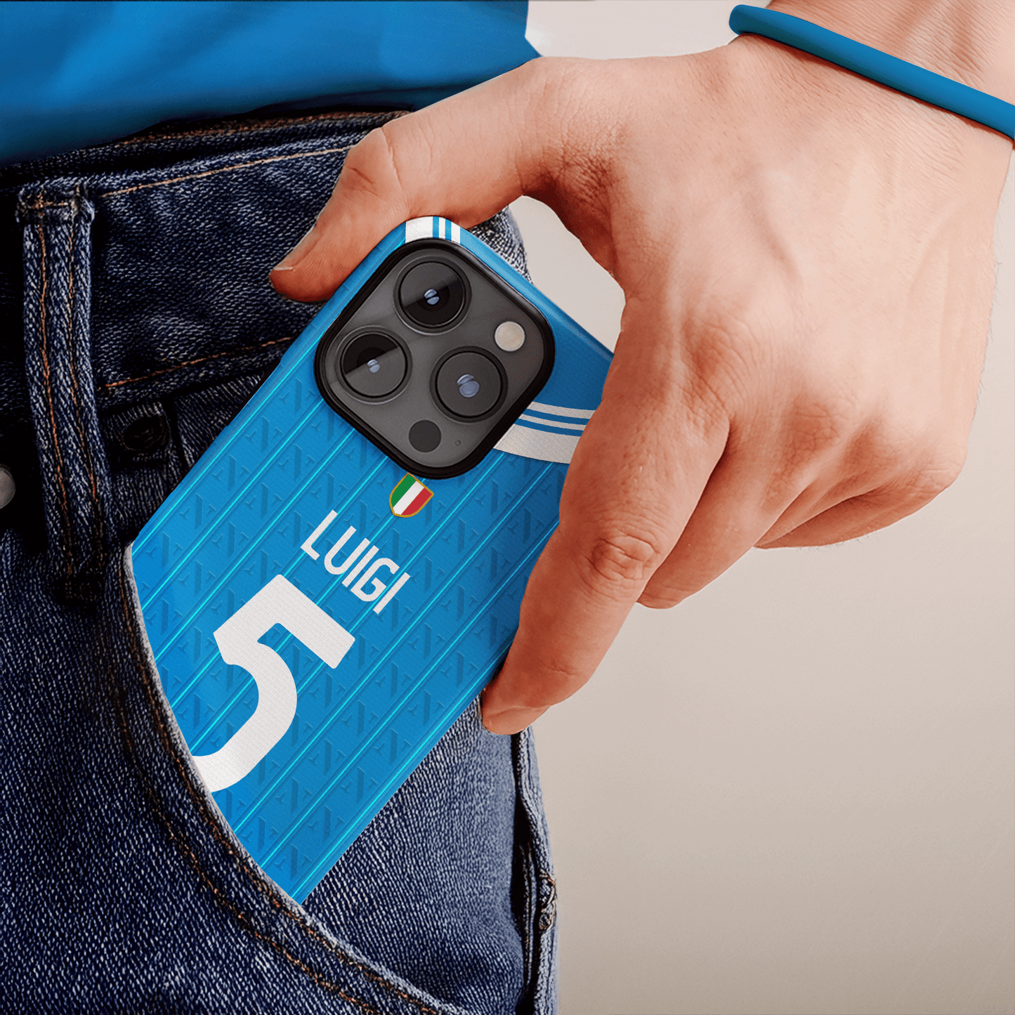 Coque de téléphone Napoli SSC personnalisable pour téléphone