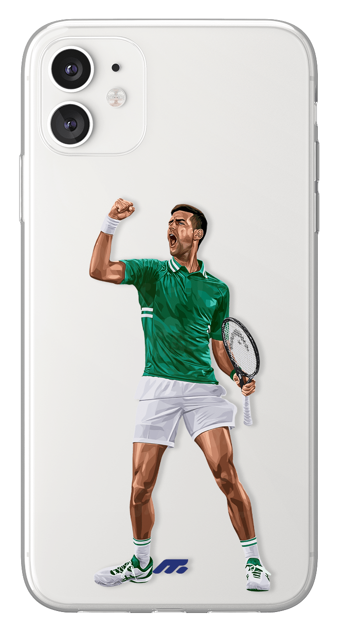 Coque de Nole Djokovic avec Nole Djokovic, Etui de téléphone de Tennis