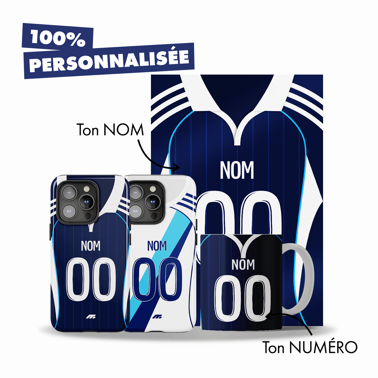 Pack PARIS FC personnalisé de football