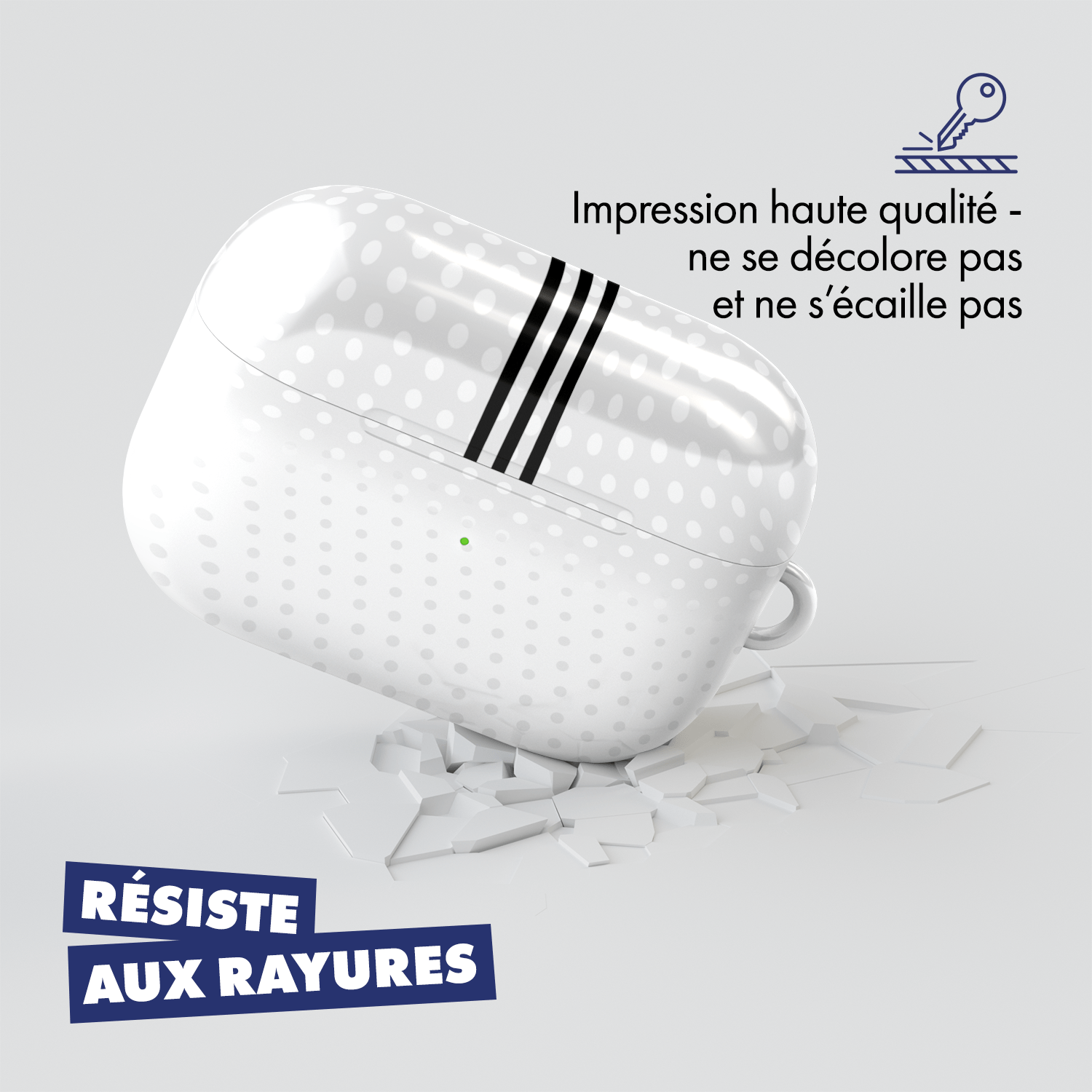 Coque pour AirPods & Samsung buds football Real Madrid CF