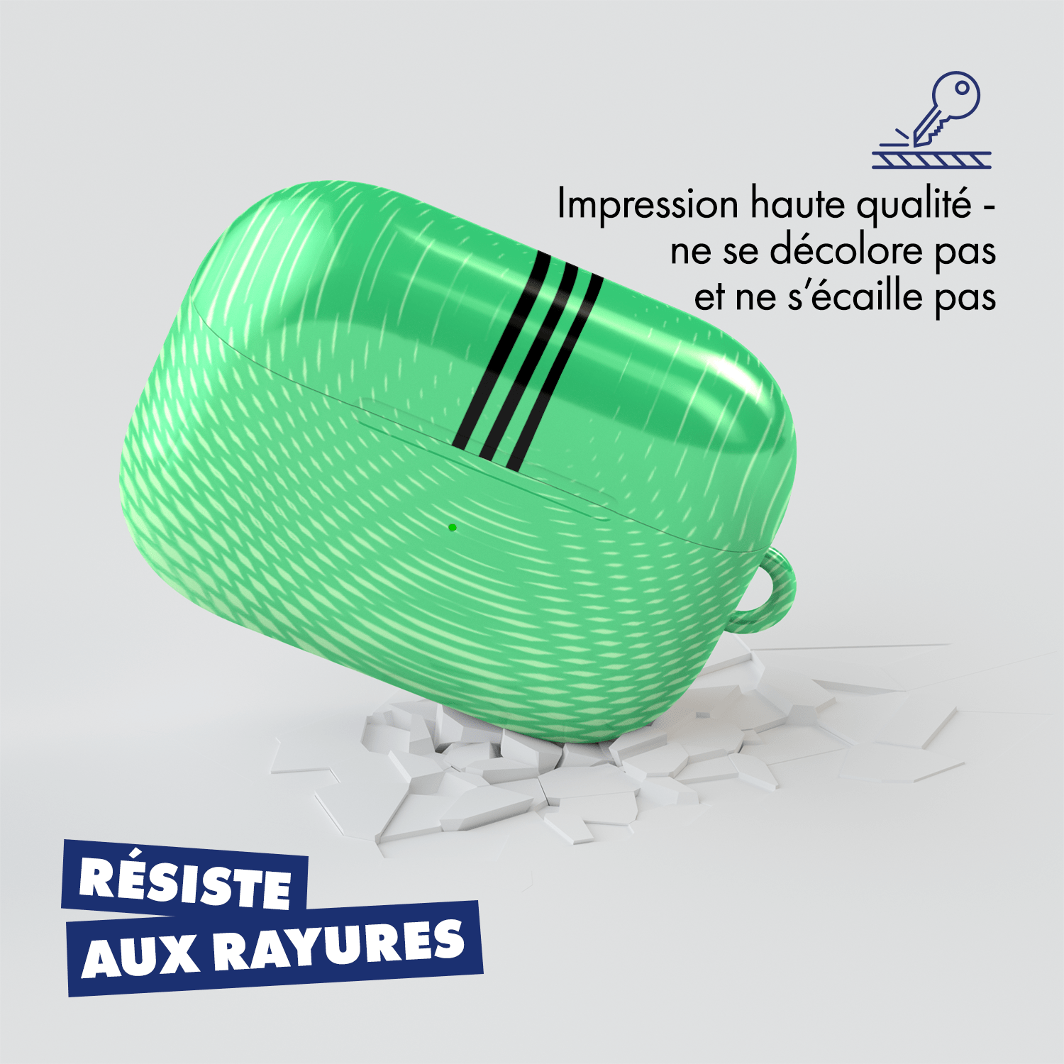 Coque pour AirPods & Samsung buds football Real Madrid CF