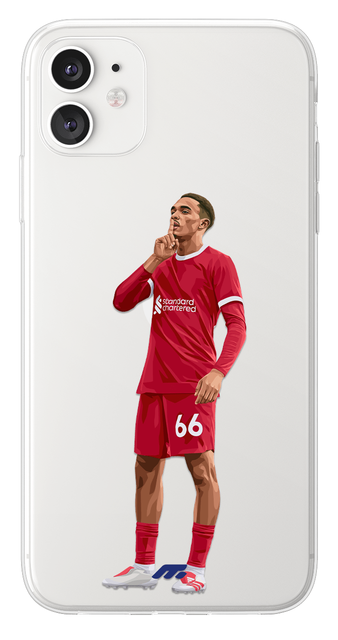 Coque de Trent Alexander-Arnold avec Liverpool Football Club, Etui de téléphone de Football
