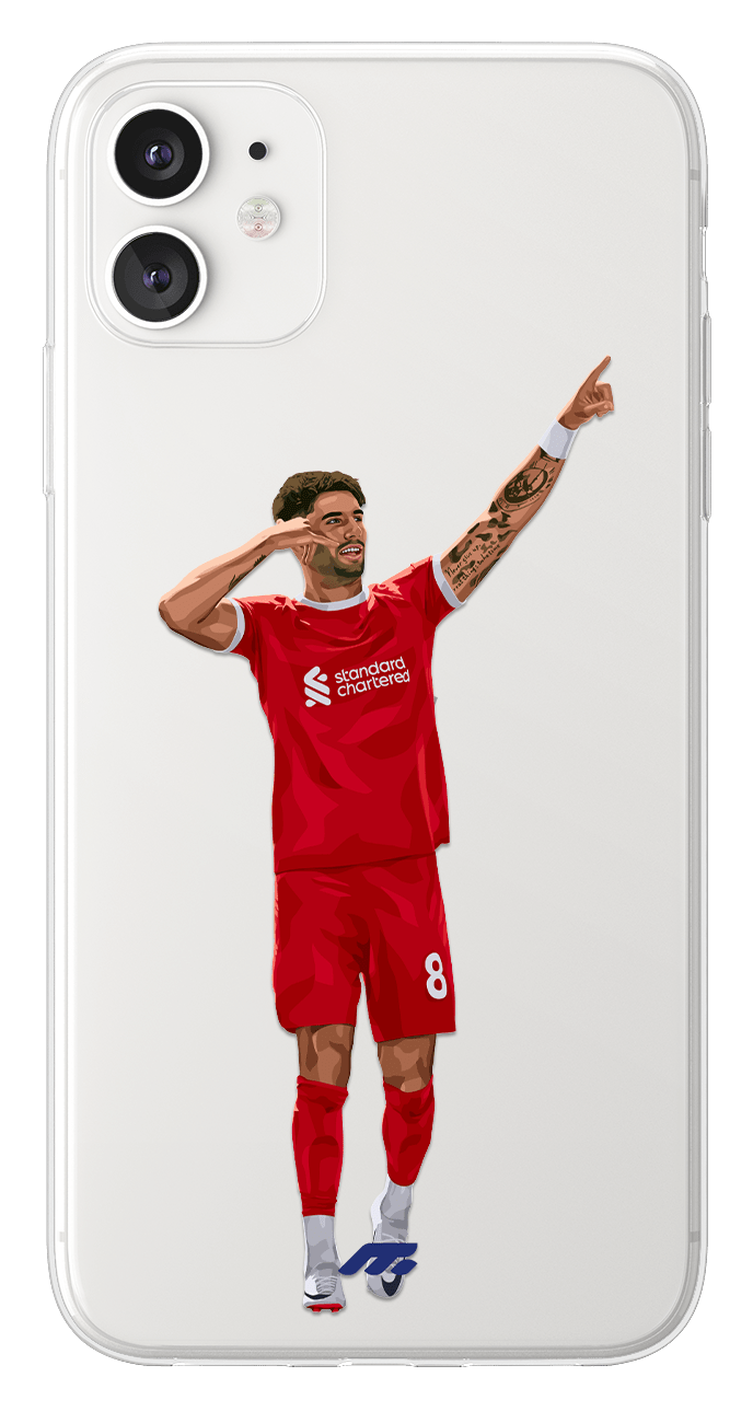 Coque de Dominik Szoboszlai avec Liverpool Football Club, Etui de téléphone de Football
