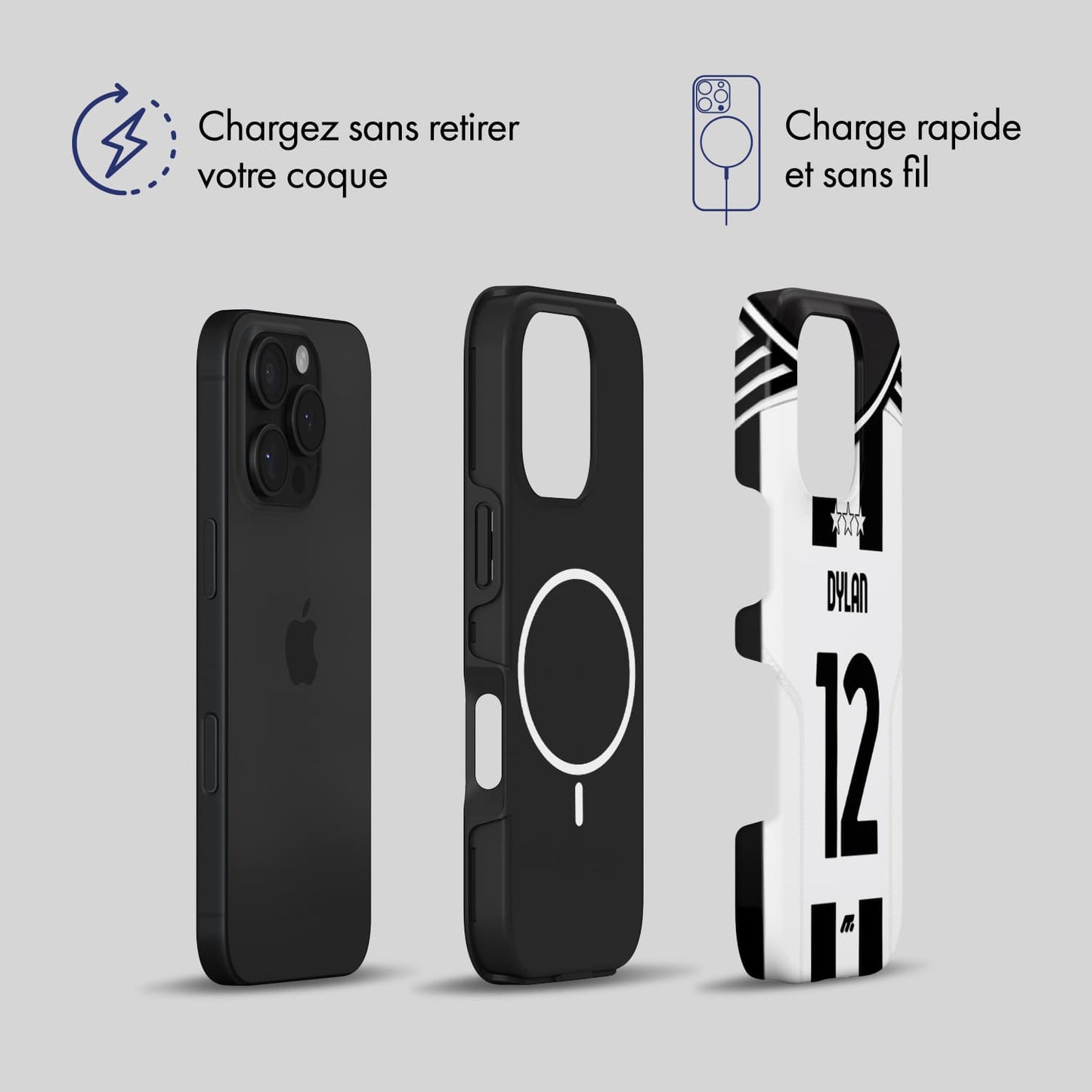 Coque de téléphone Magsafe Juventus Football Club personnalisée