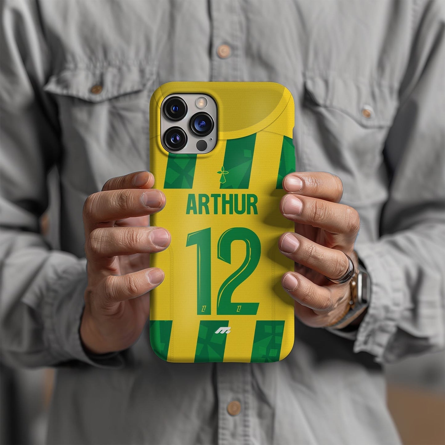 Coque de téléphone Magsafe FC Nantes personnalisée