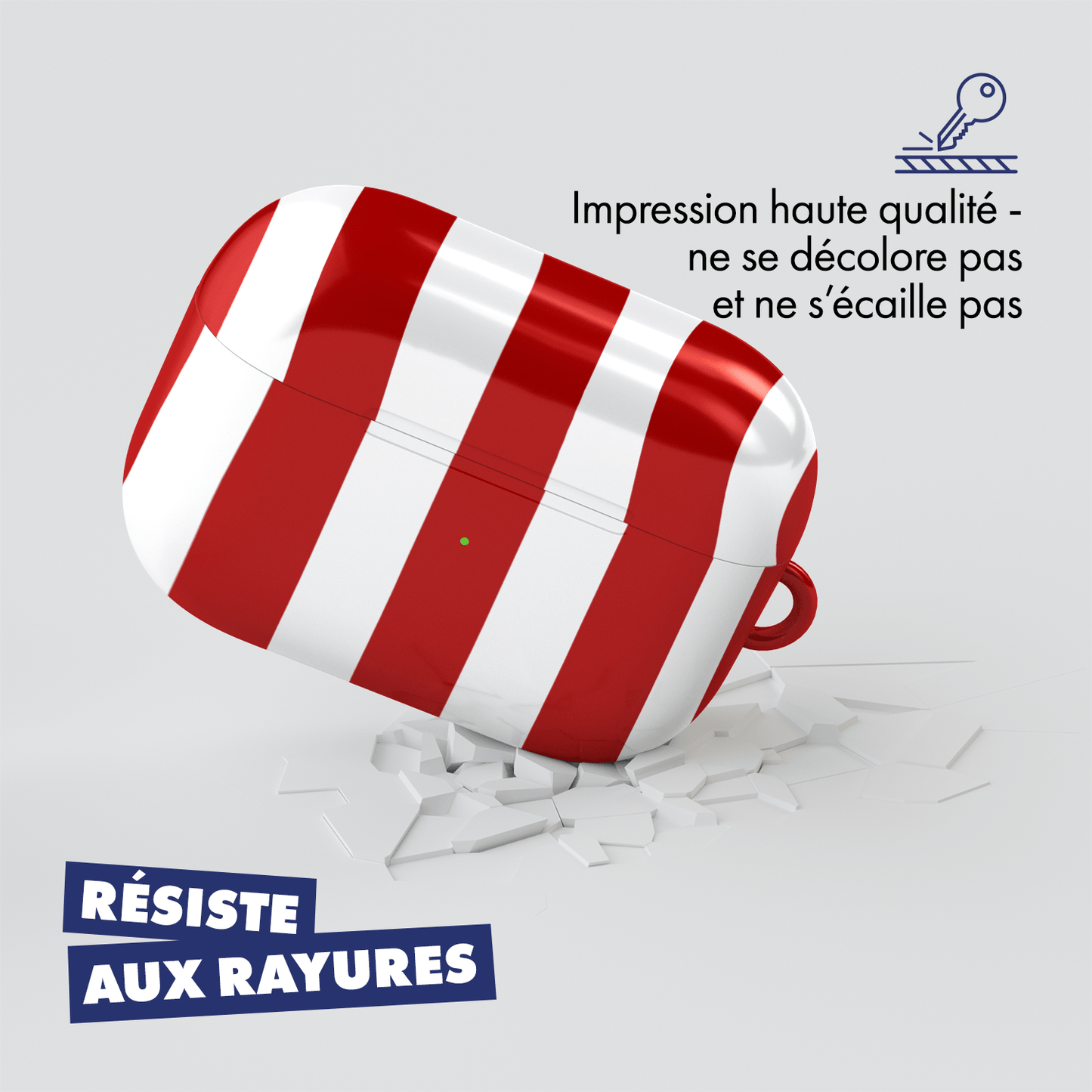 Coque pour AirPods & Samsung buds football Atletico Madrid