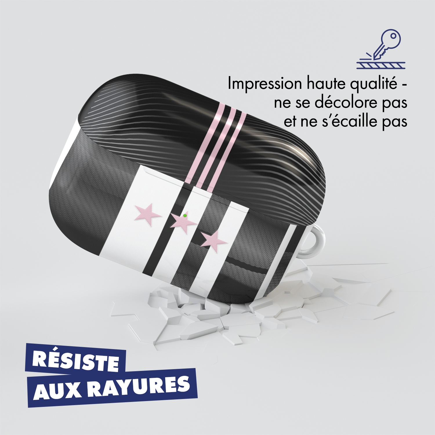 Coque pour AirPods & Samsung buds football Juventus Turin