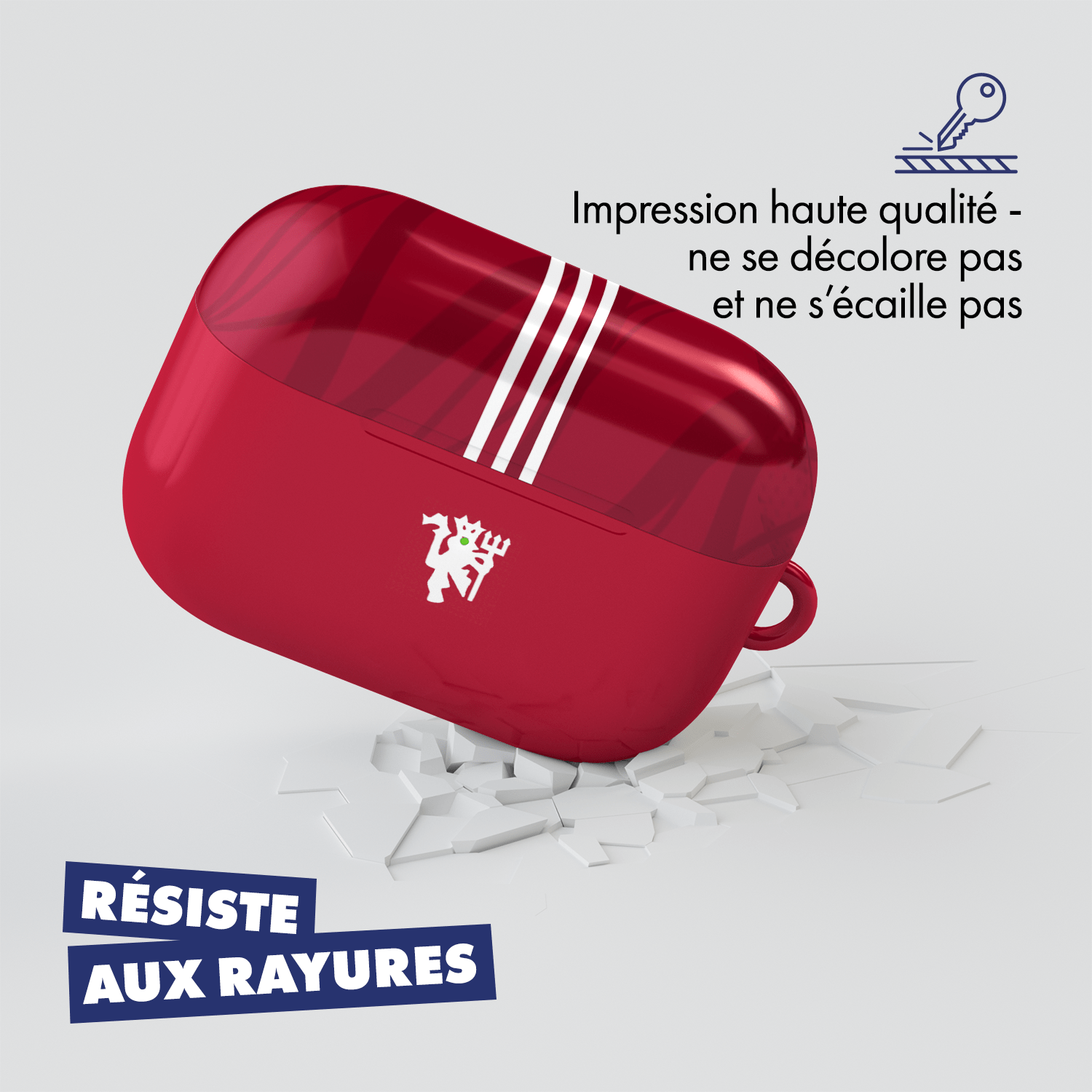 Coque pour AirPods & Samsung buds football Manchester United