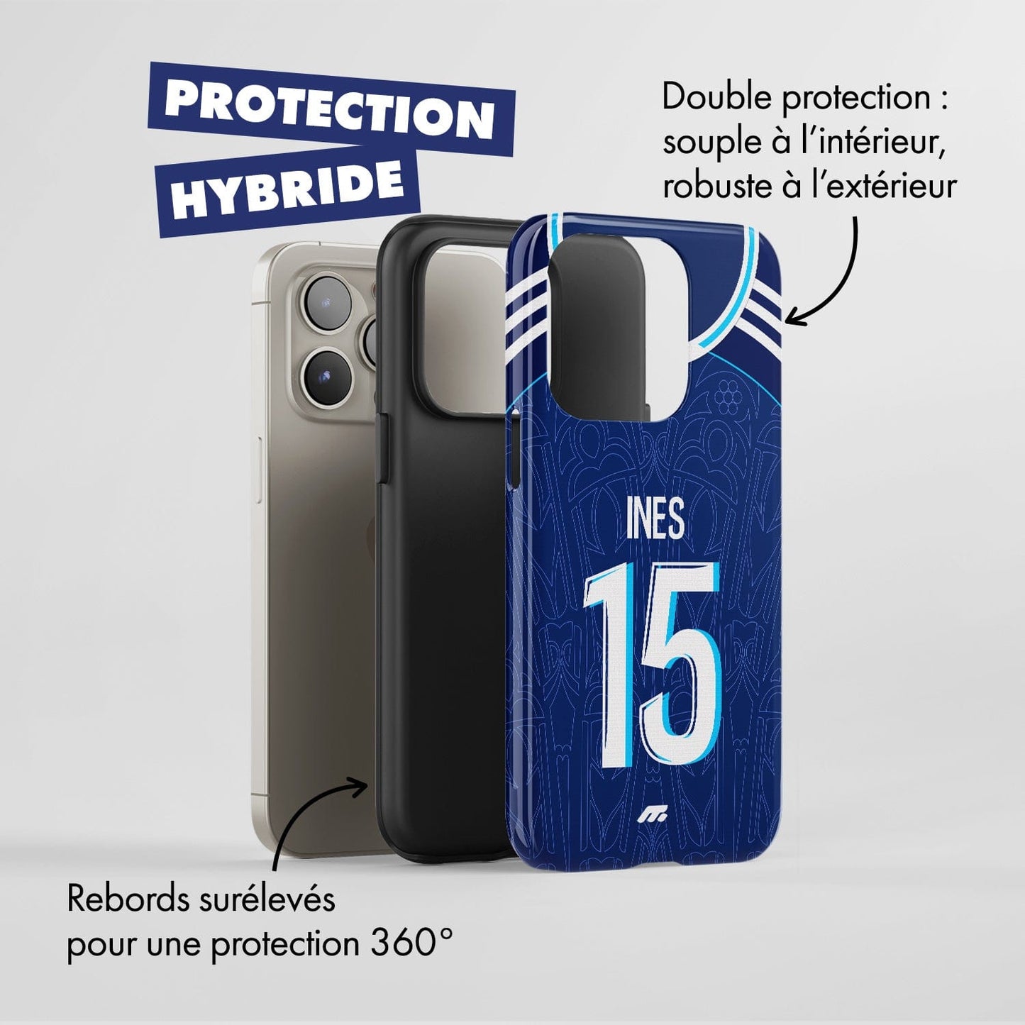 Coque RC Strasbourg football personnalisable pour téléphone