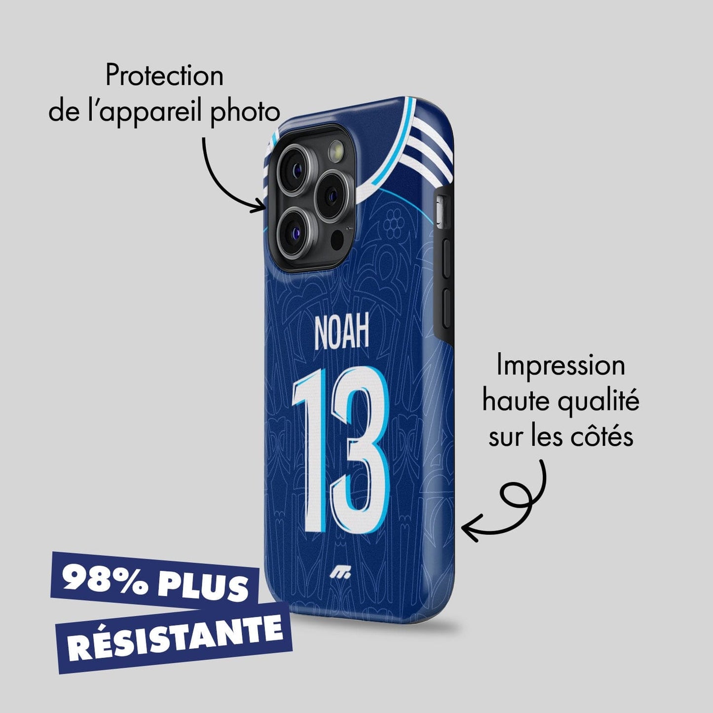 Coque RC Strasbourg football personnalisable pour téléphone