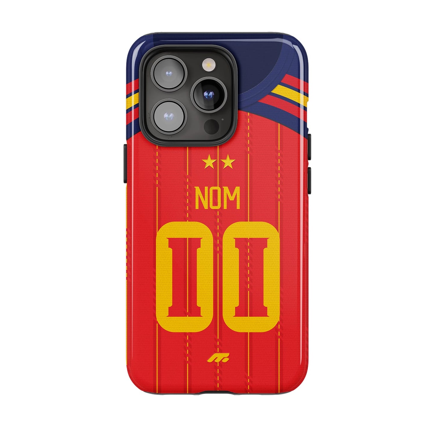 Coque de téléphone Equipe D'Espagne personnalisé de football