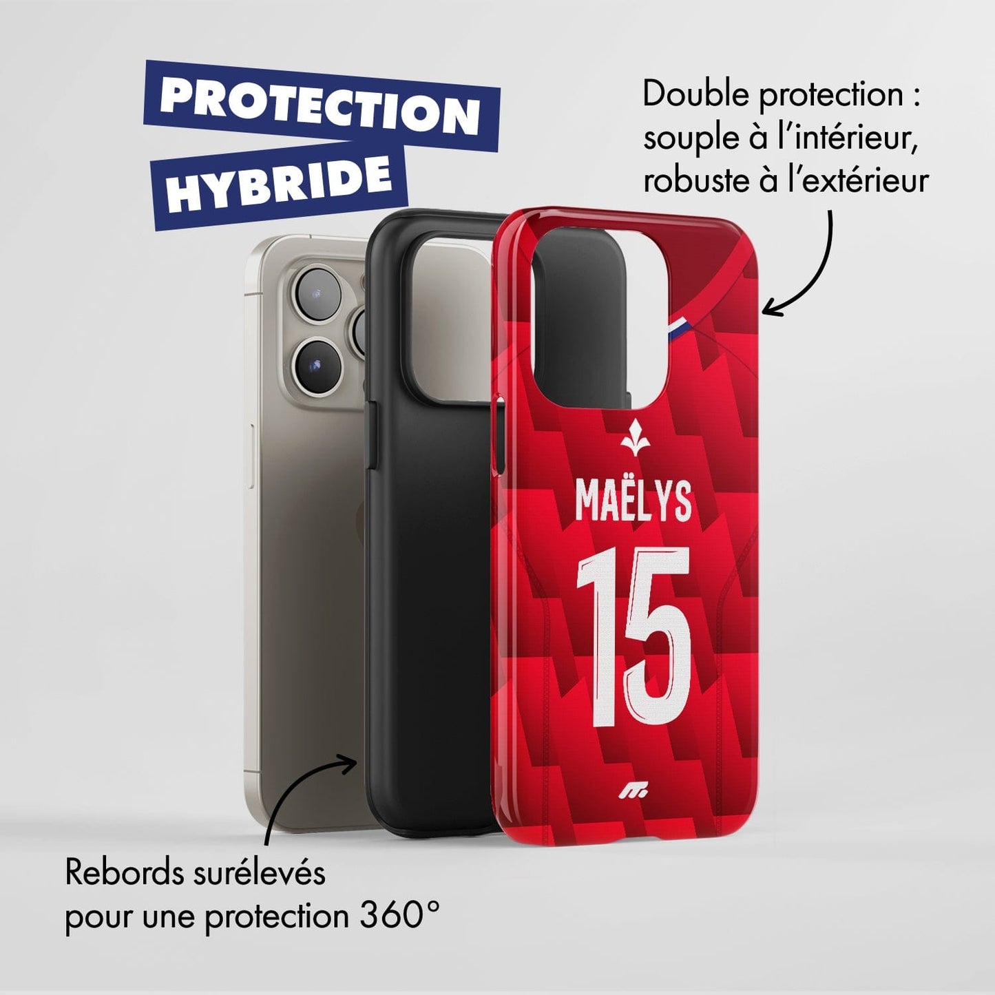 Coque LOSC football personnalisable pour téléphone