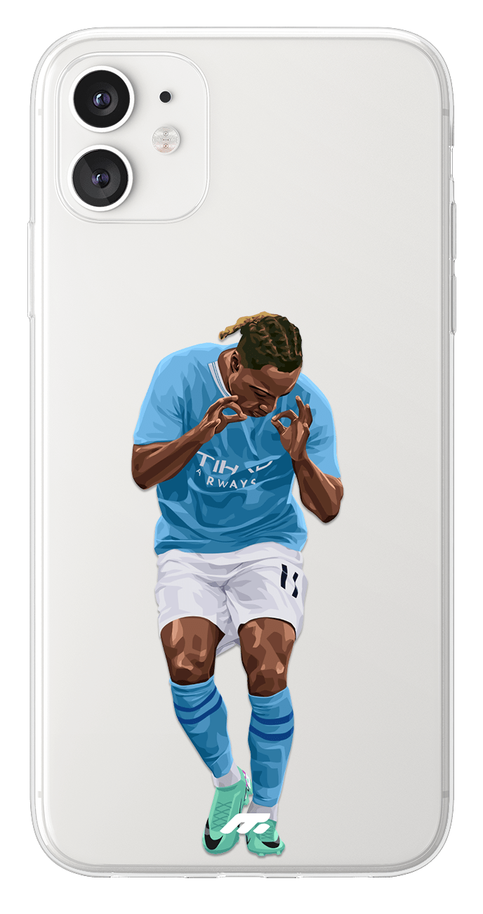 Coque de Jérémy Doku avec Manchester City, Etui de téléphone de Football