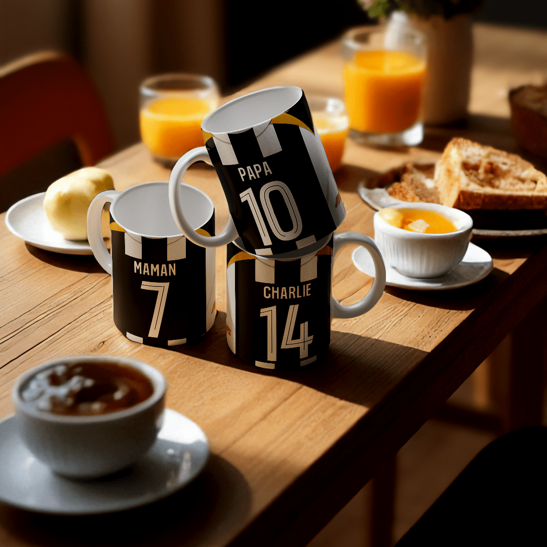 Mug  football personnalisable