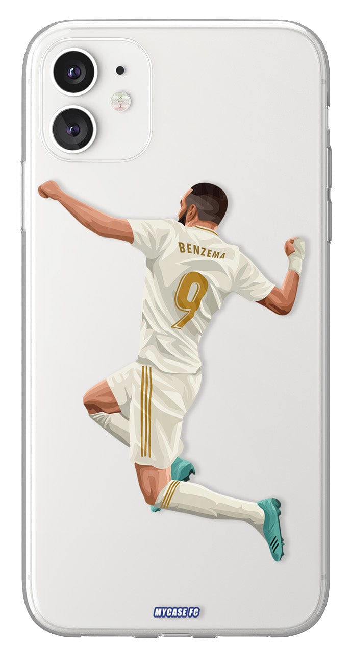 Coque de Karim Benzema avec Real Madrid CF, Etui de téléphone de Football