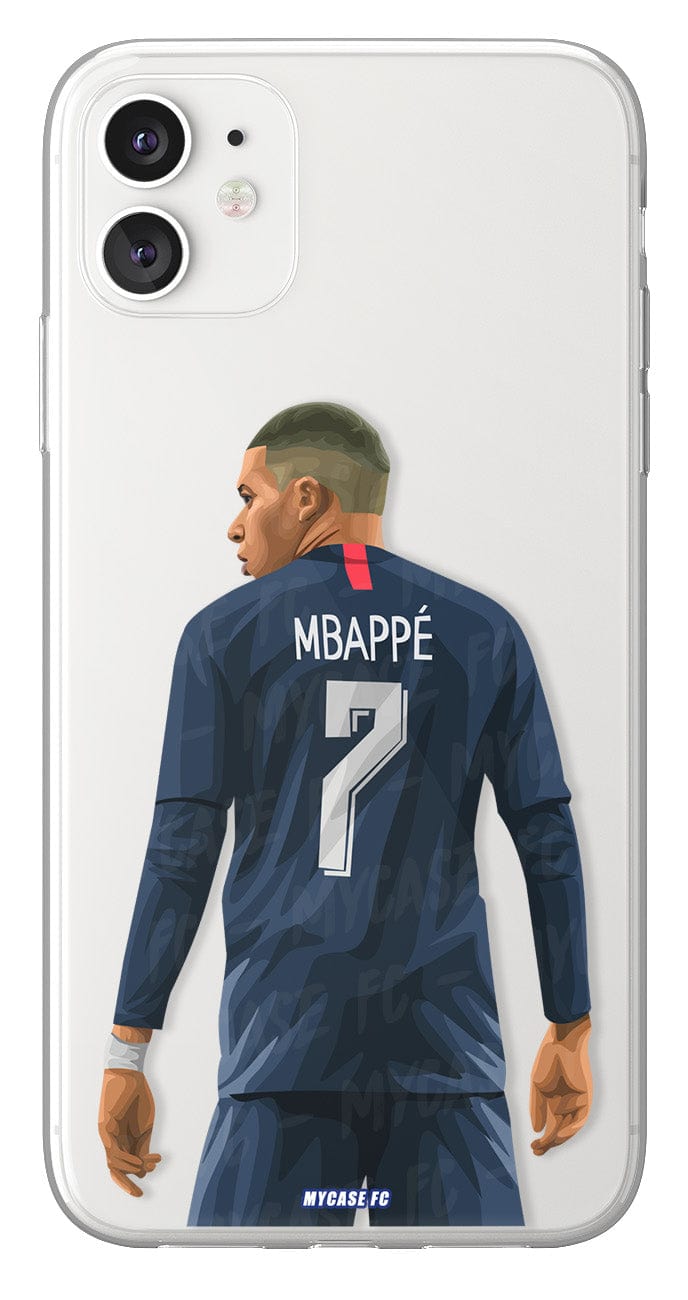 Coque de Kylian Mbappe avec Paris Saint-Germain, Etui de téléphone de Football