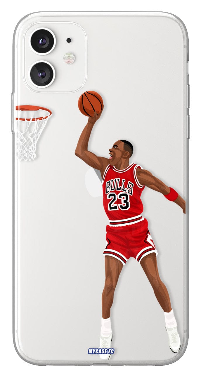 Coque de Michael Jordan avec Chicago Bulls, Etui de téléphone de Basket-ball