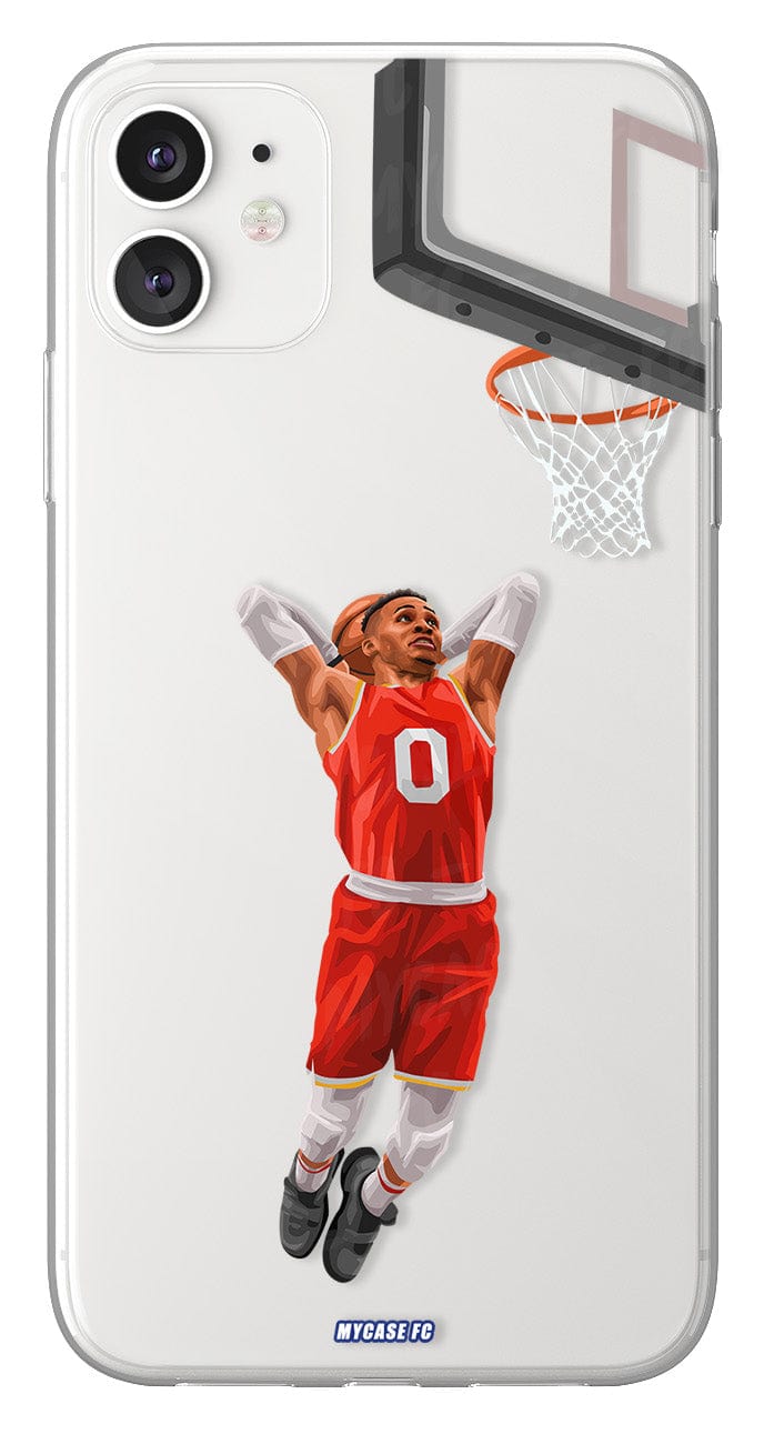 Coque de Russel Westbrook avec Oklahoma City Thunder, Etui de téléphone de Basket-ball