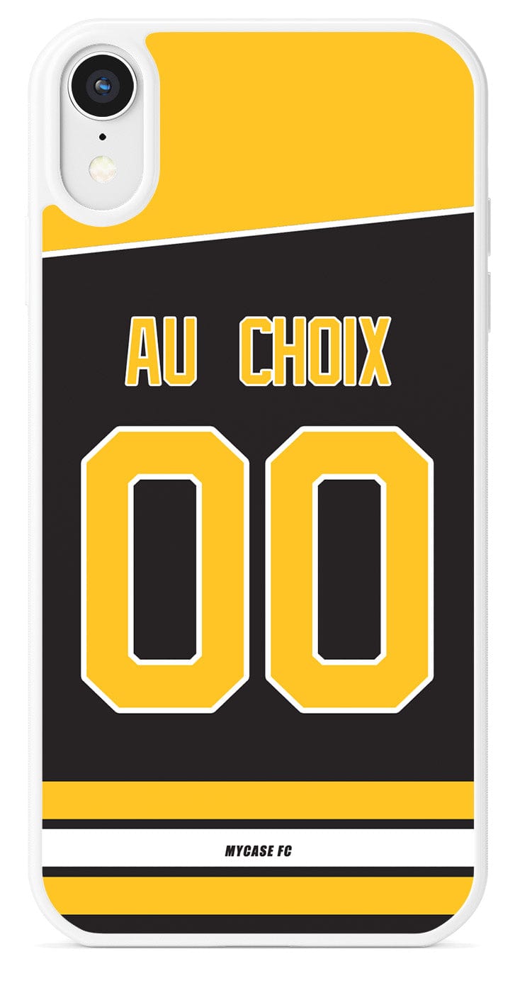 Coque Bruins de Boston football personnalisable pour téléphone - iPhone, Samsung, Google, Xiaomi, Oppo