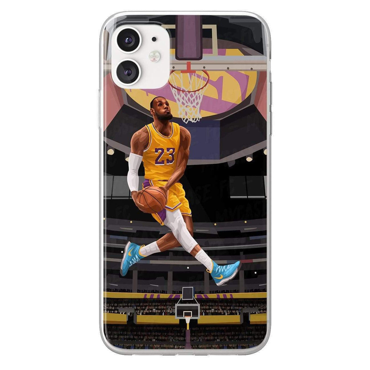 Lebron James Case with Los Angeles Lakers, Basketball Phone Case – MYCASE FC Lebron James Case with Los Angeles Lakers, Basketball Phone Case – MYCASE FC