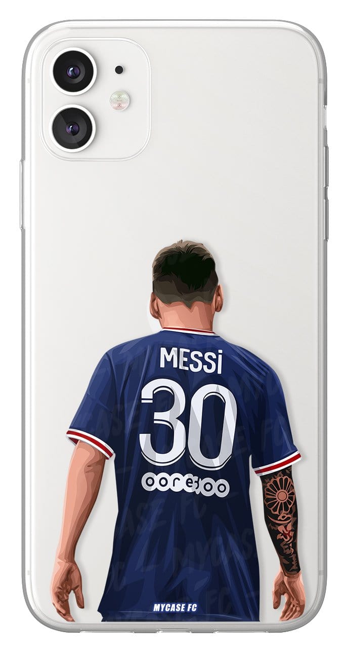 Coque de Léo Messi avec Paris Saint-Germain, Etui de téléphone de Football