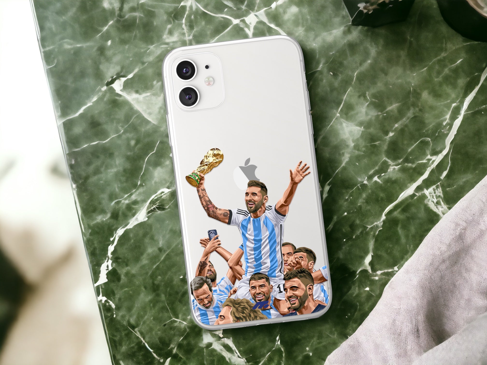Plongez dans la gloire de l'Argentine avec notre sélection de coques pour iPhone 14