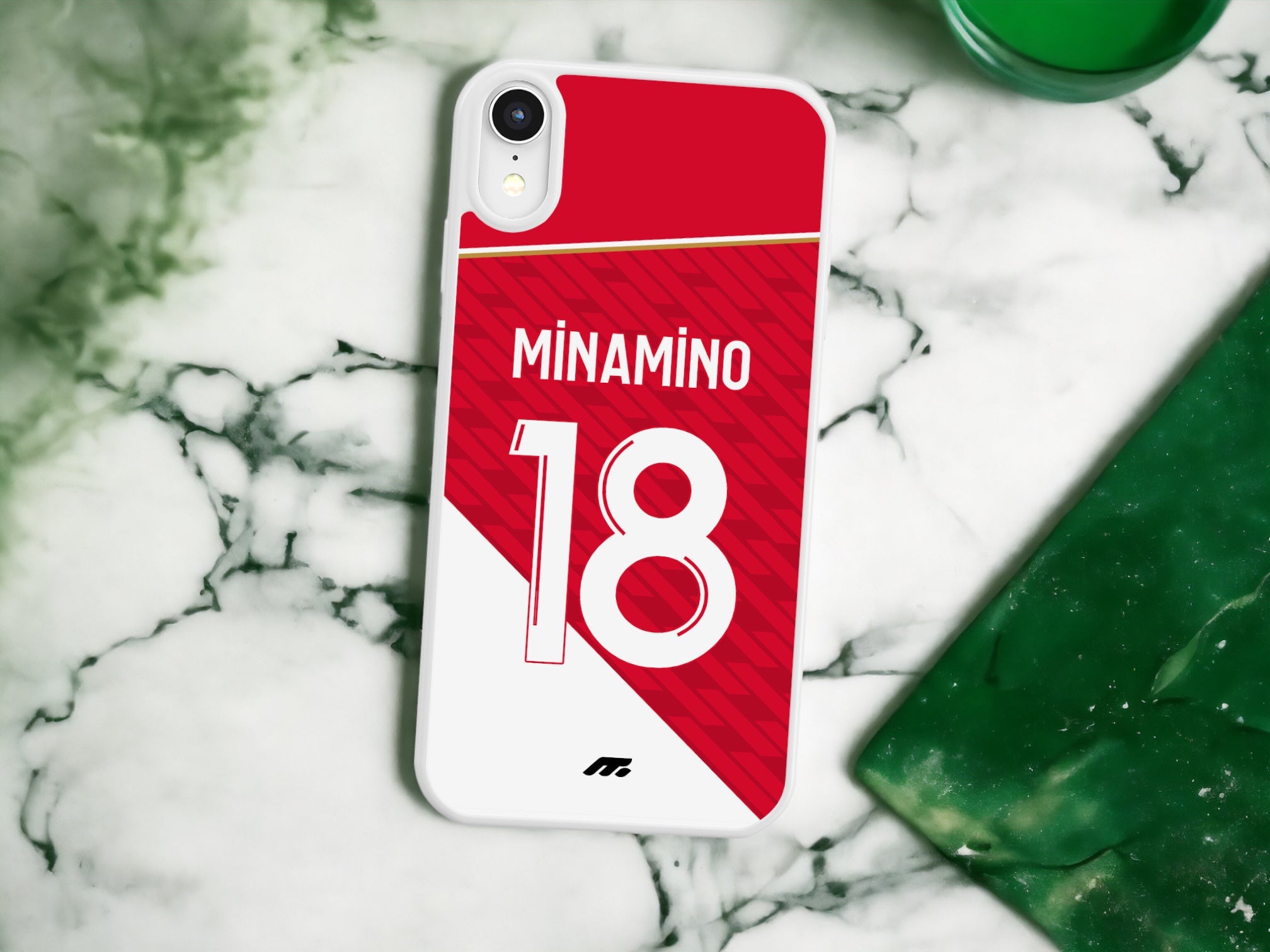 Montrez votre soutien à l'AS Monaco avec notre gamme de coques pour iPhone 15 Plus
