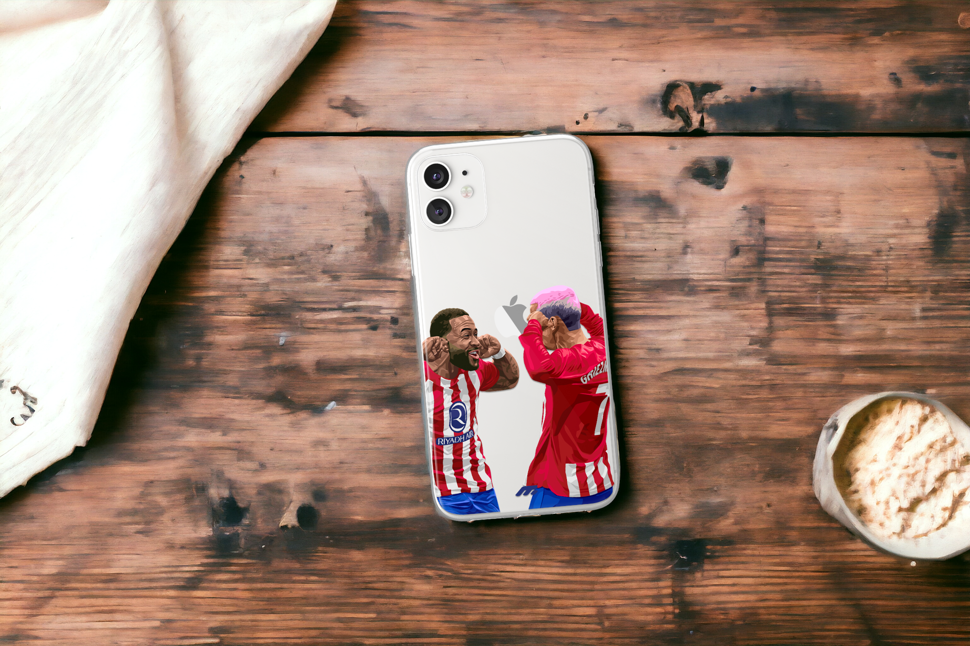 Montrez votre passion pour l'Atlético de Madrid avec nos coques pour iPhone 15 Pro