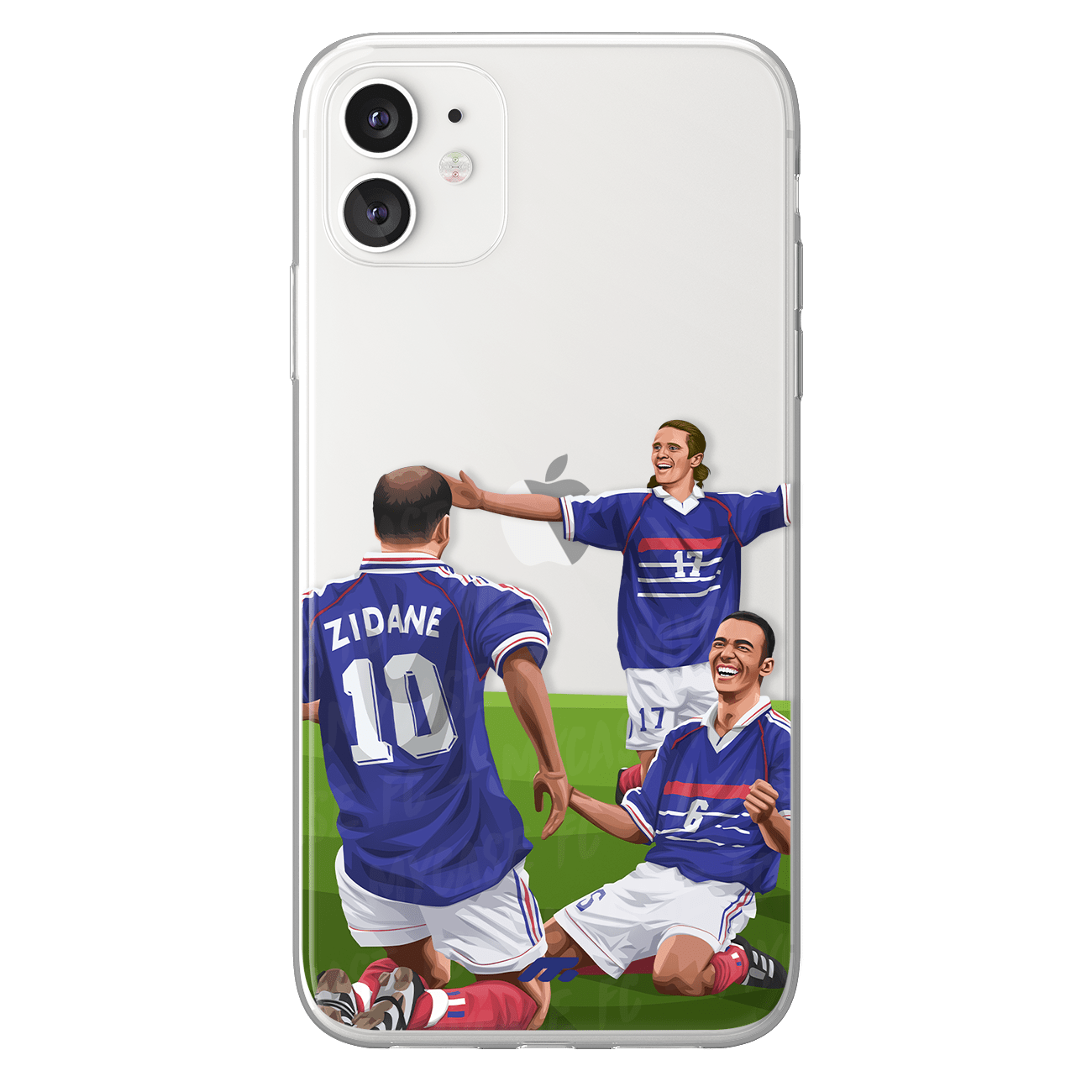 Coque de Equipe de France avec Equipe de France, Etui de téléphone de Football