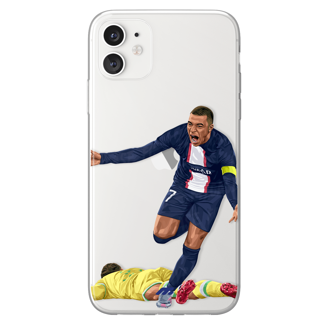 Coque de Kylian Mbappé avec Paris Saint-Germain, Etui de téléphone de Football